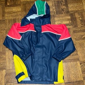 Play shoes rain coat 3T Navy/ Red/ Green/ Yellow